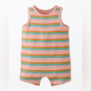 Hannah andersson Baby Sleeveless Ribbed Shortie Romper